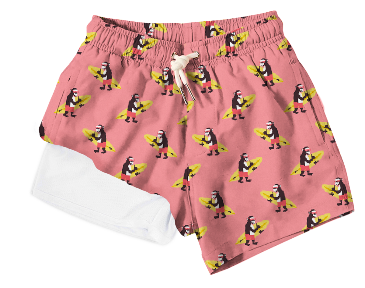 Surfing Monkeys | Compression Liner Swim Trunks