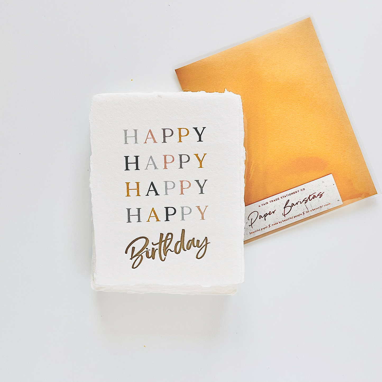 "Happy Happy Happy Happy Birthday" Greeting Card