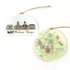 Madison Georgia Map Acrylic Ornament