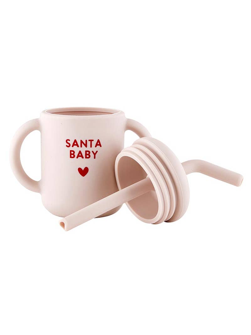 Silicone Sippy Cup | Santa Baby