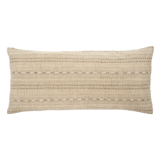 Alta Embroidered Pillow | 14x31