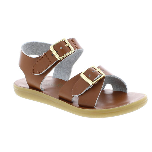 TIde Leather Sandal | Tan