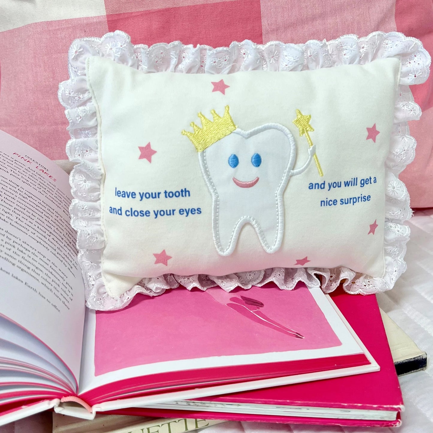 Fairy Exchange Pillow | Palmetto Pearl