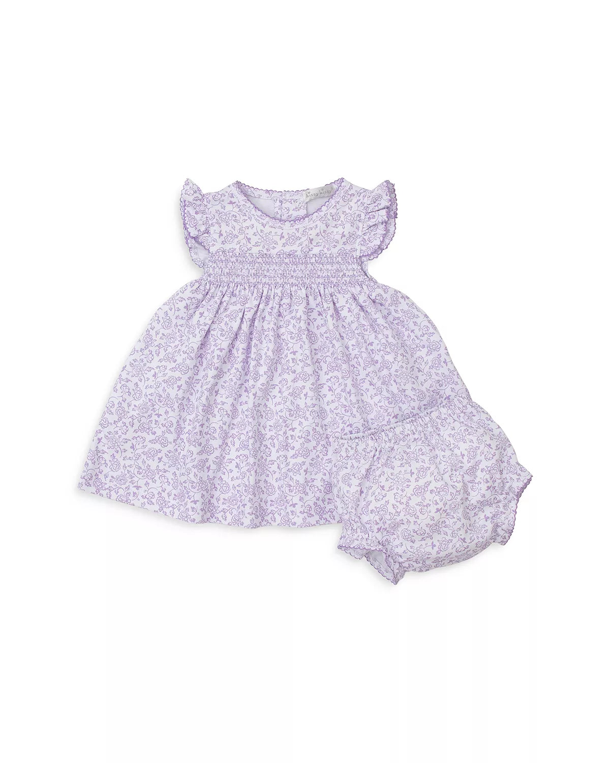 Blooming Vines Lilac Dress Set