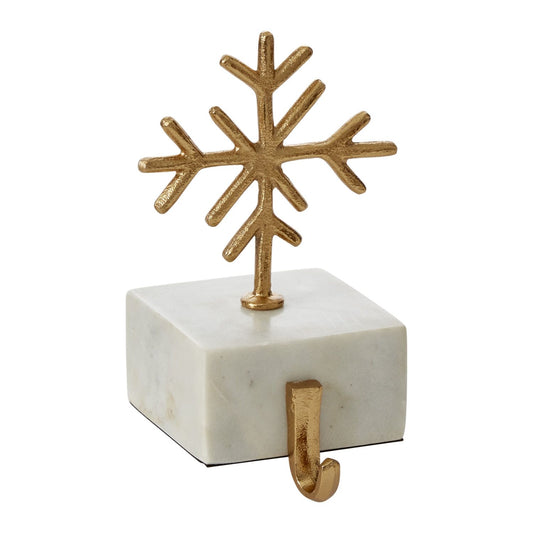 Marble Stocking Holder | Winter Skies Snowflake