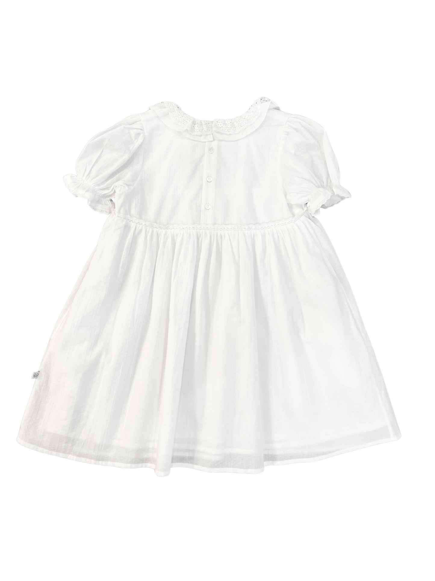 Vanessa Dress | Ivory Cotton Swiss Dobby Tiny Dots