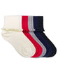 Ripple Edge Turn Cuff Socks| 1 pair