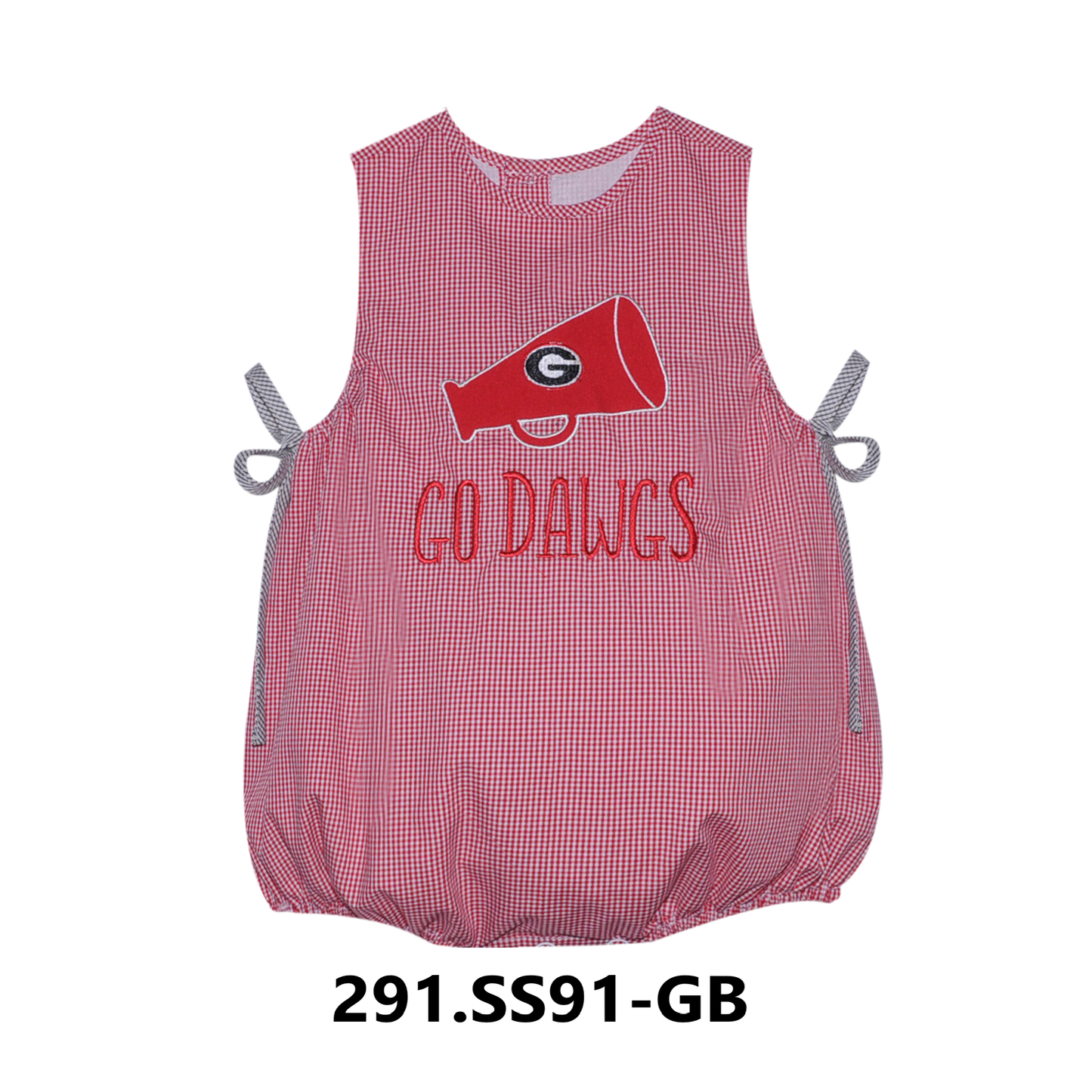 Go Dawgs Appliqué Girl Bubble