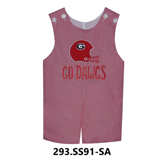 Go Dawgs Appliqué Shortall