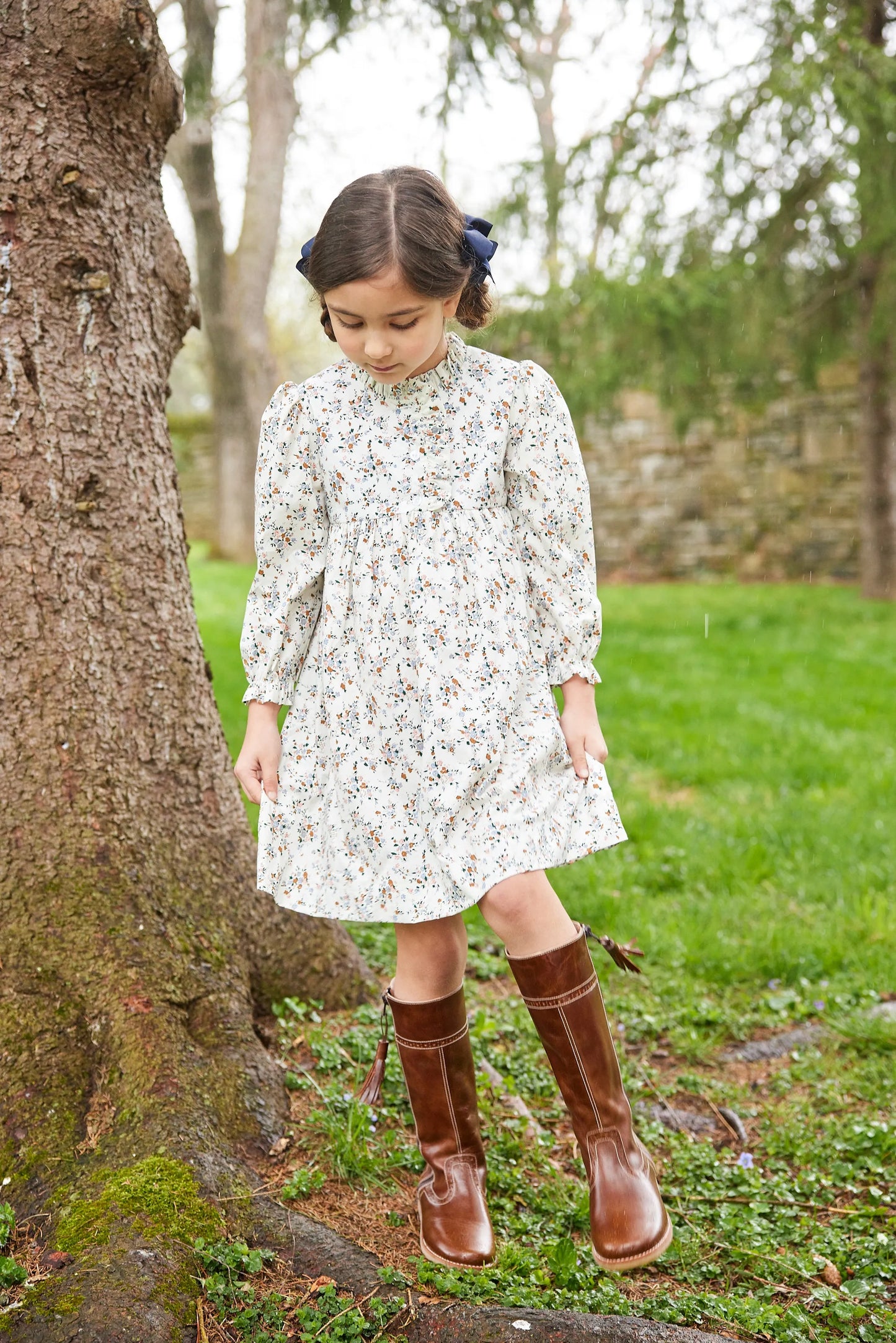 Long Sleeve Birdie Dress | Brownfield Floral