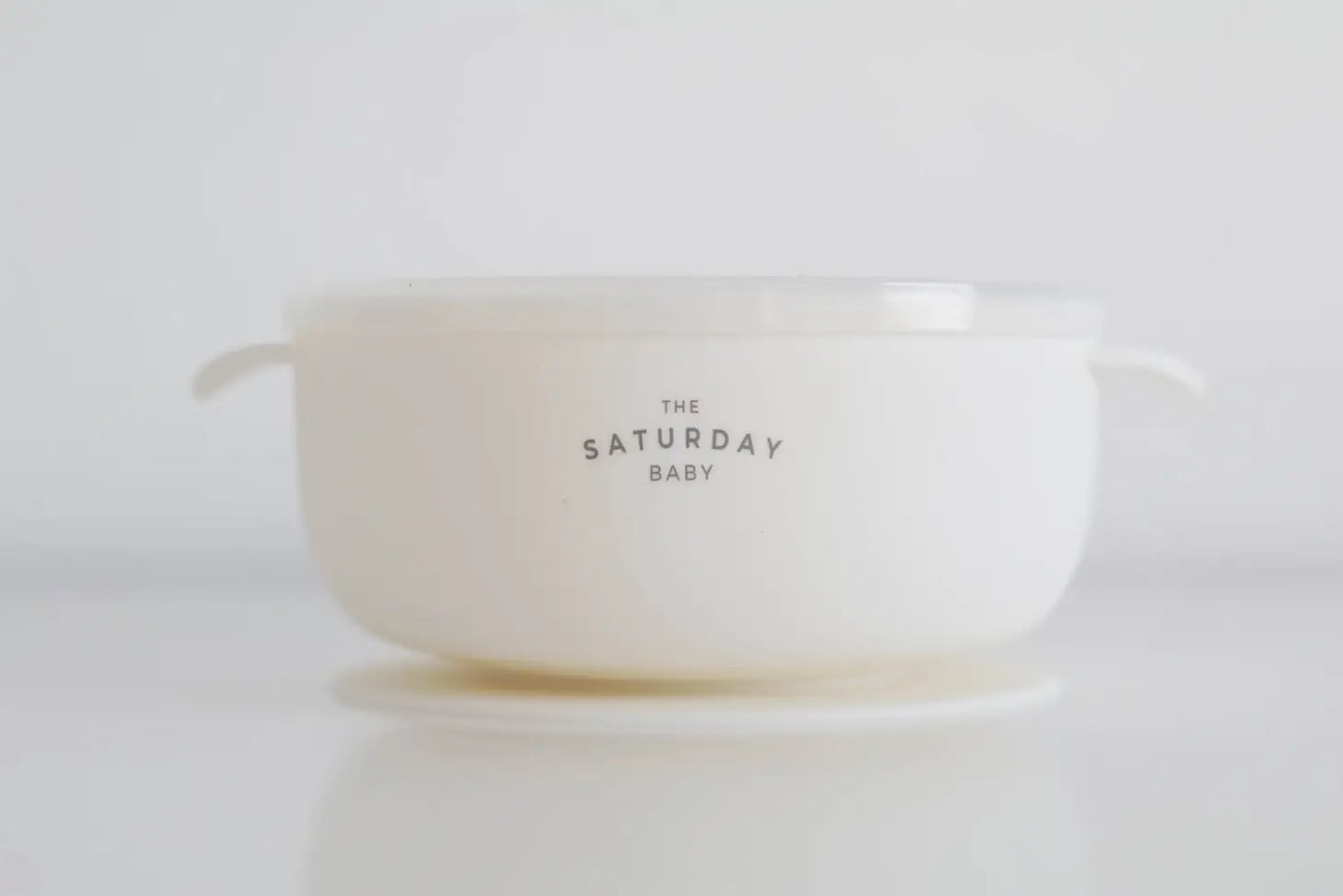 Suction Bowl With Lid- Cloud