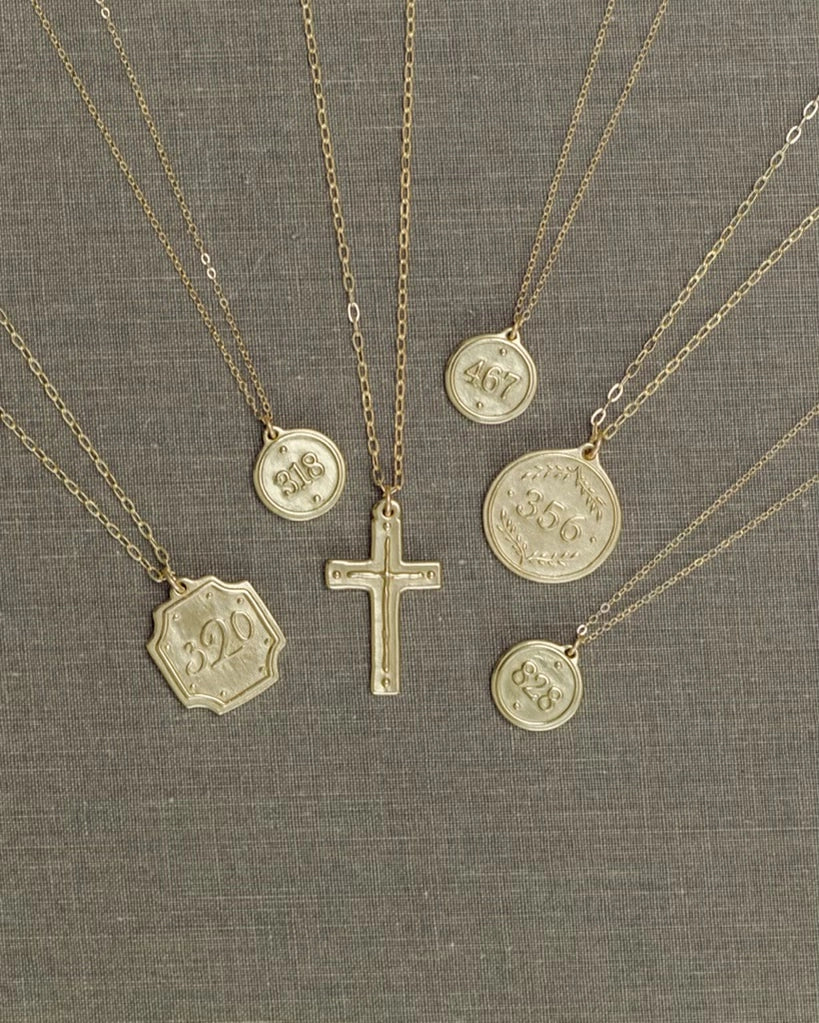 16" - Philippians 4:6-7 (Petite Pendant Necklace)