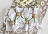 Taupe Scalloped Napkin Set