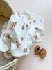 Muslin Baby Blanket | Gingerbread Man