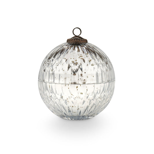 Balsam & Cedar Silver Ornament Candle