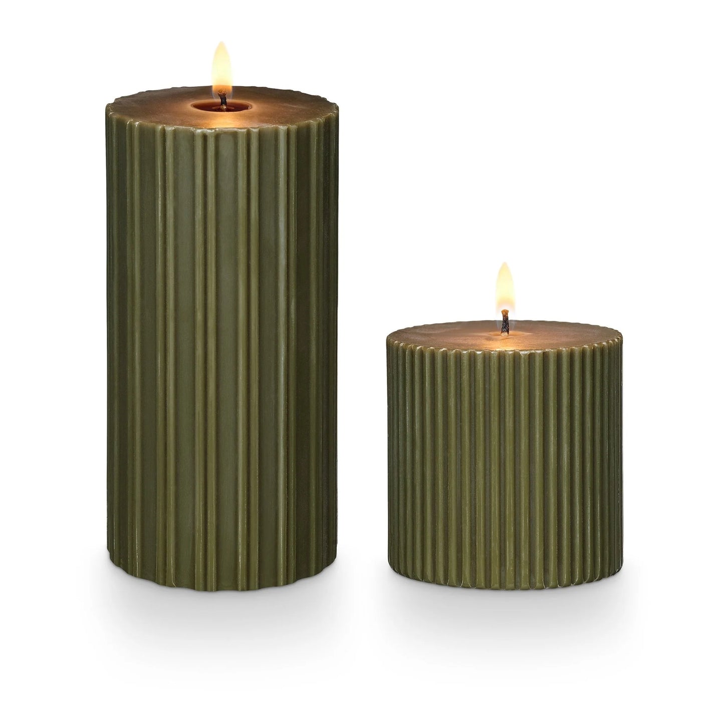 Balsam & Cedar Fragranced Pillar Candle | Small