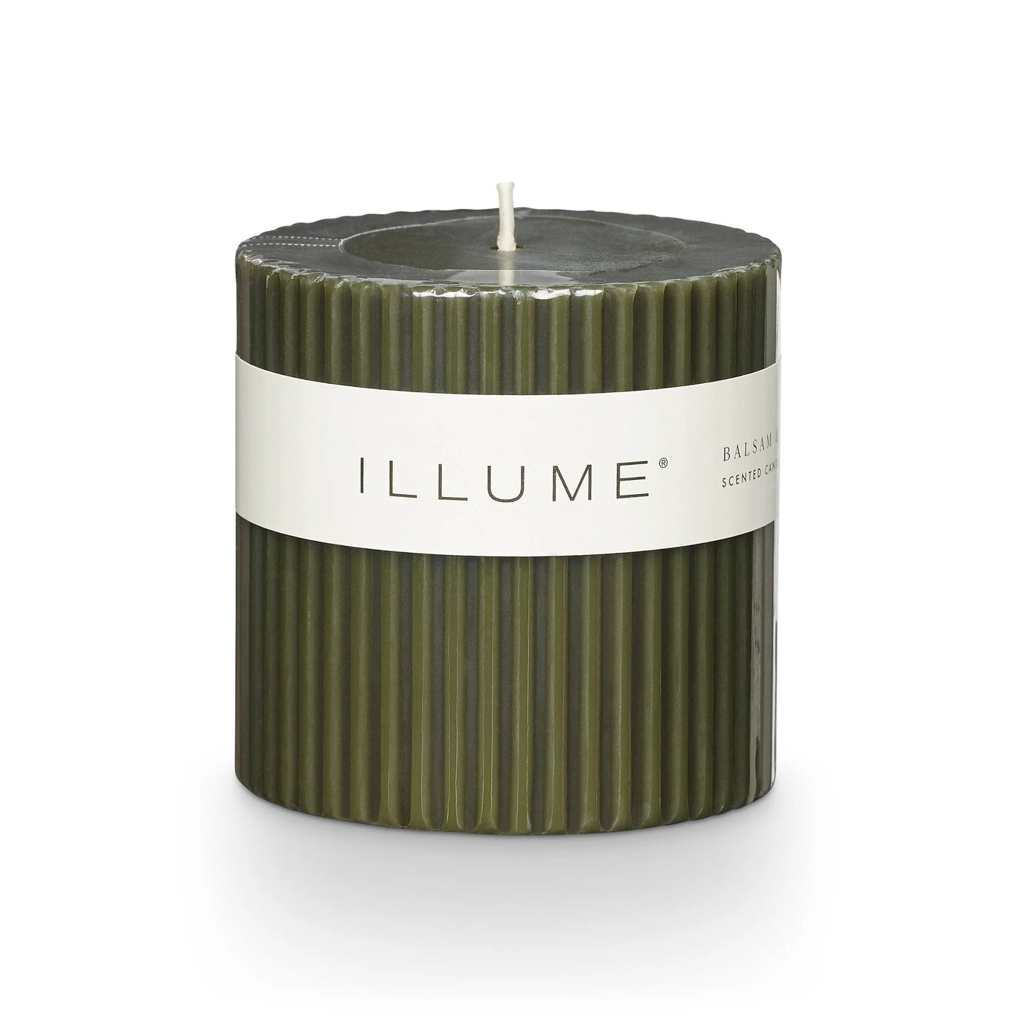 Balsam & Cedar Fragranced Pillar Candle | Small