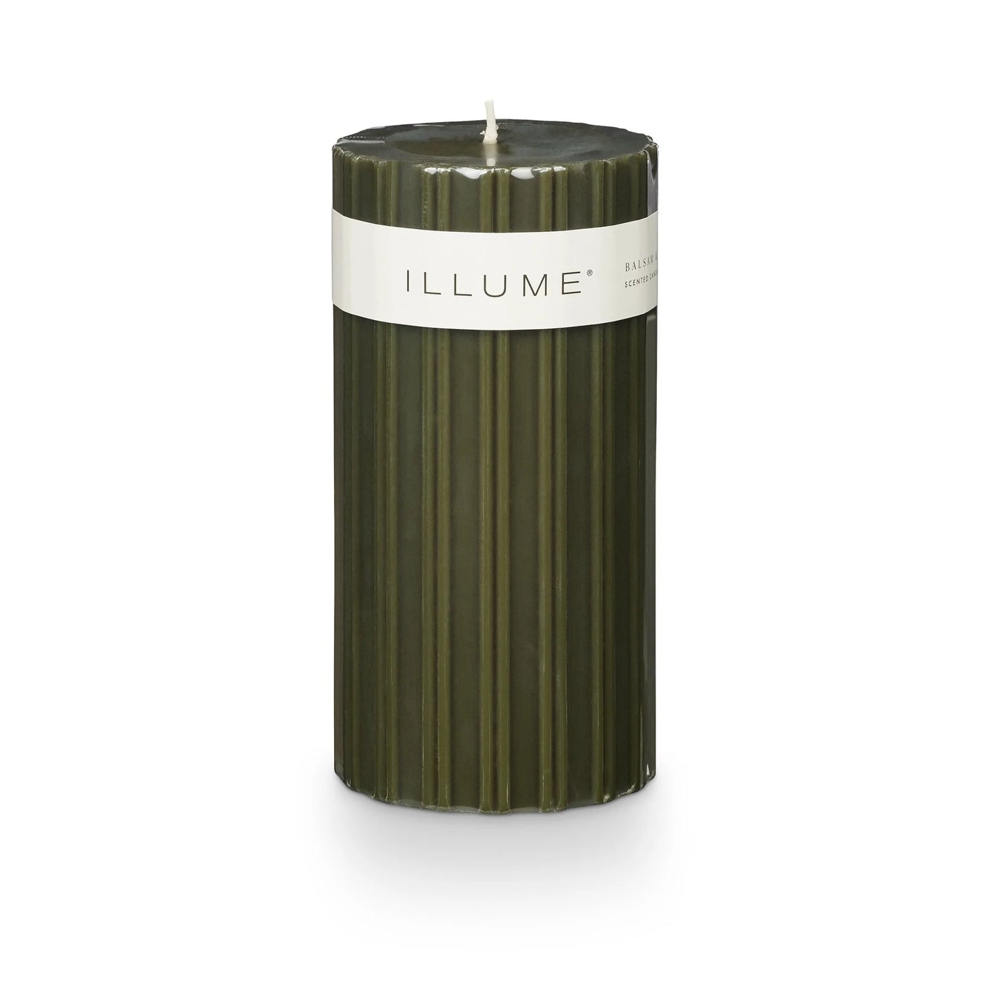 Balsam & Cedar Fragranced Pillar Candle | Medium