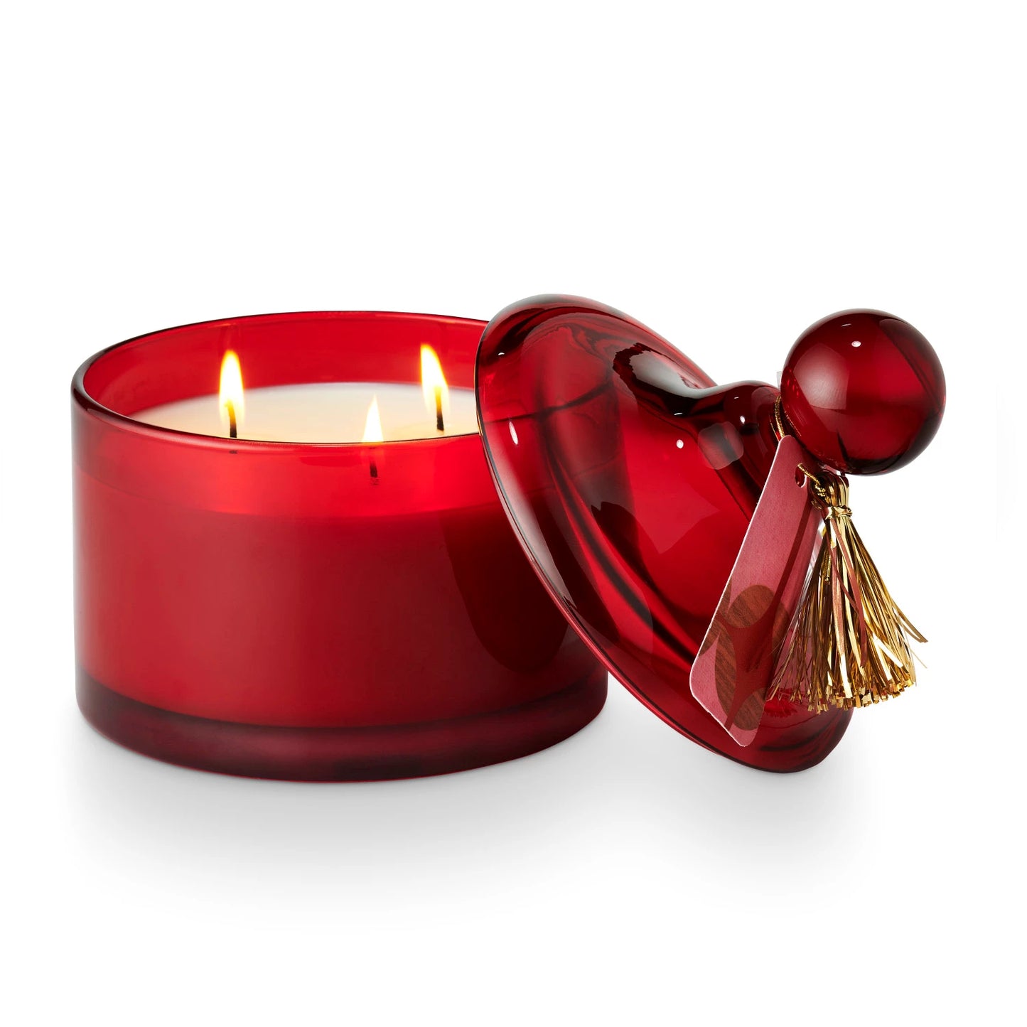 Mistletoe Kisses Lidded Glass Candle | 15.8 oz