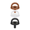 Sweetie Soother™ Silicone Pacifier Set of 3 | Coffee & Cream