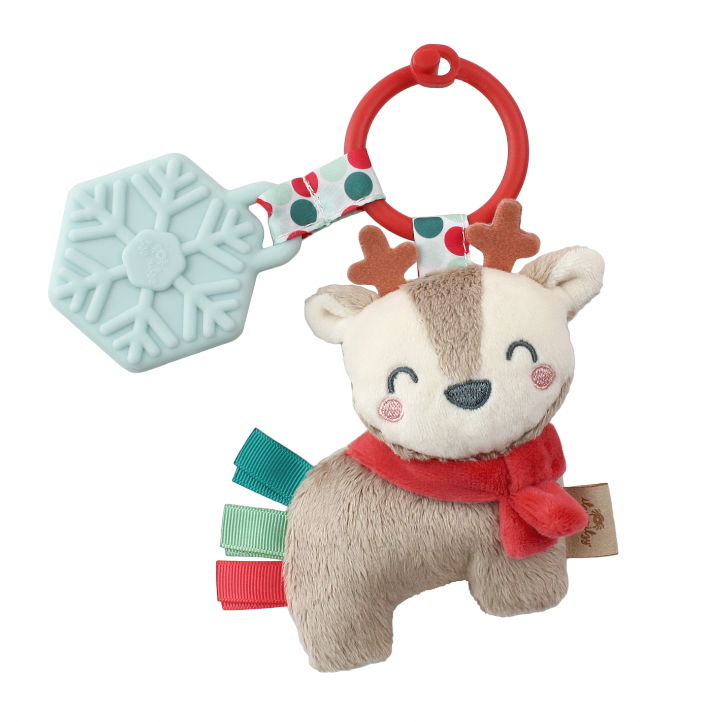 Holiday Itzy Pal™ Plush + Teether: Santa