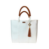 Shoulder Tote | Solid Diamond White