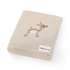 Receiving Baby Blanket | Deer | Taupe