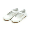 Lucille Scalloped Flat | White