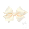 Small French Satin Hair Bow | Asst. Colors