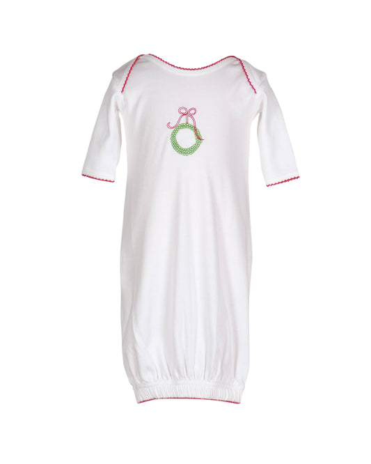 Lambie Layette in Christmas Bow | 3 Month