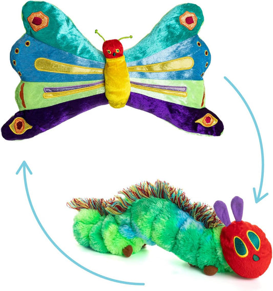 The Very Hungry Caterpillar/Butterfly Reversible Stuffed Animal Plush Toy