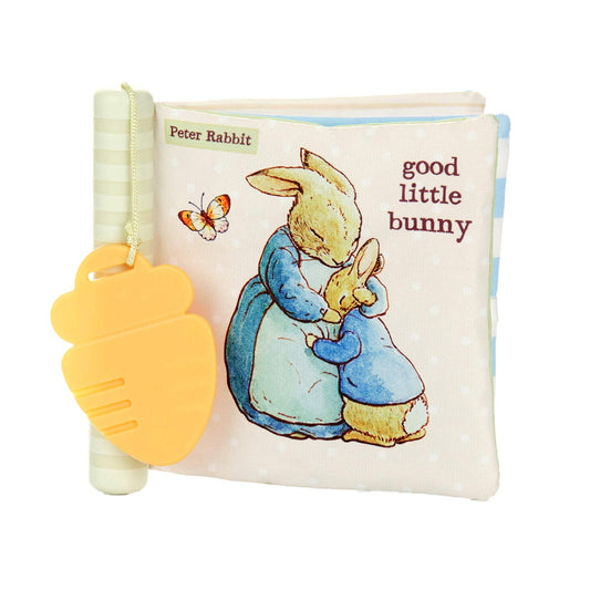 Beatrix Potter Peter Rabbit Good Little Bunny Soft Book w/Teething Toy