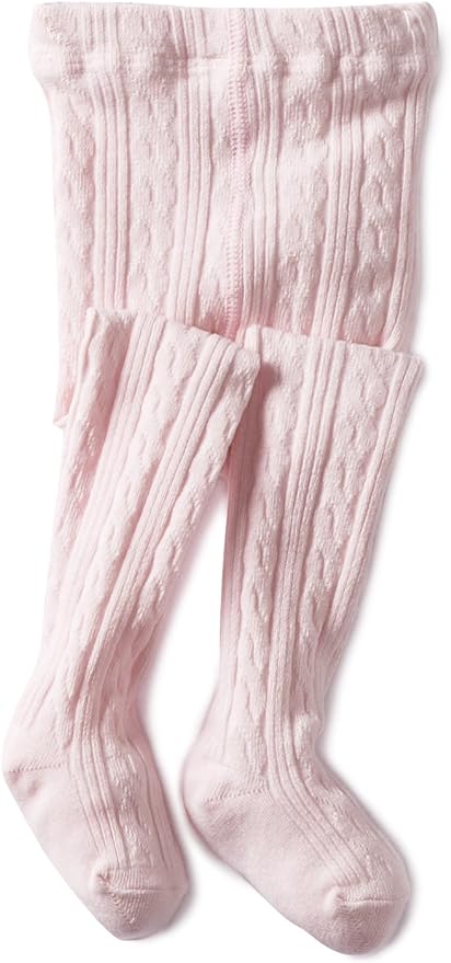 Classic Cable Tights | Pink