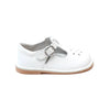 Joy Classic Leather T-Strap Mary Jane | White