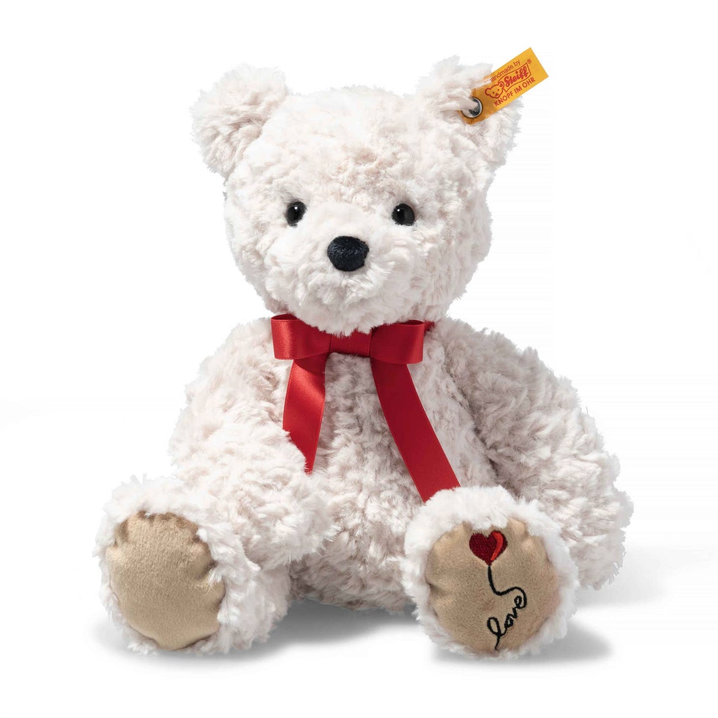 "I Love You" Jimmy Teddy Bear Plush Toy | 12 Inches | Cream