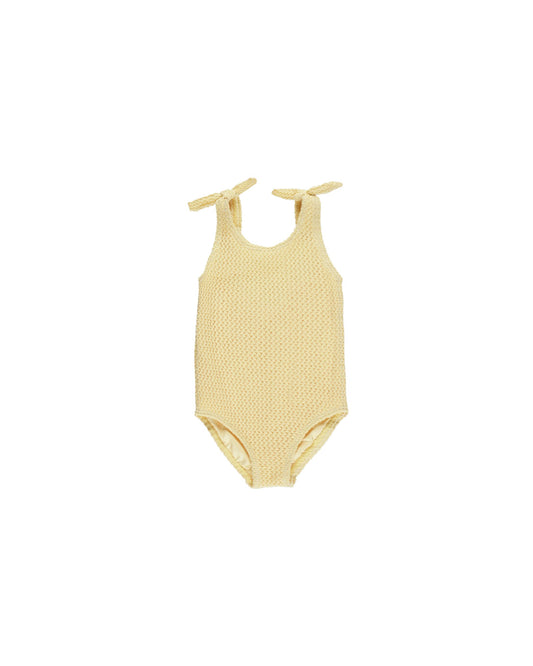 Millie One-Piece | Yellow Crochet