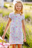 Betts Bow Dress | Merry Little Meadow with Beale Street Blue