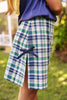 Clay's Club Skort | Golf Pants Plaid With Nantucket Navy