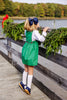 Brady Button In Dress | Kiawah Kelly Green with Merritt Park Plaid