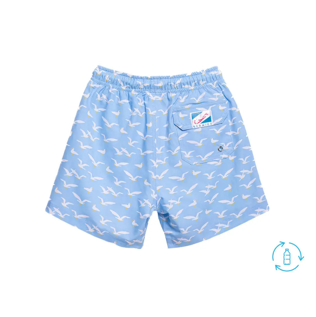 Seagulls | Compression Liner Swim Trunks