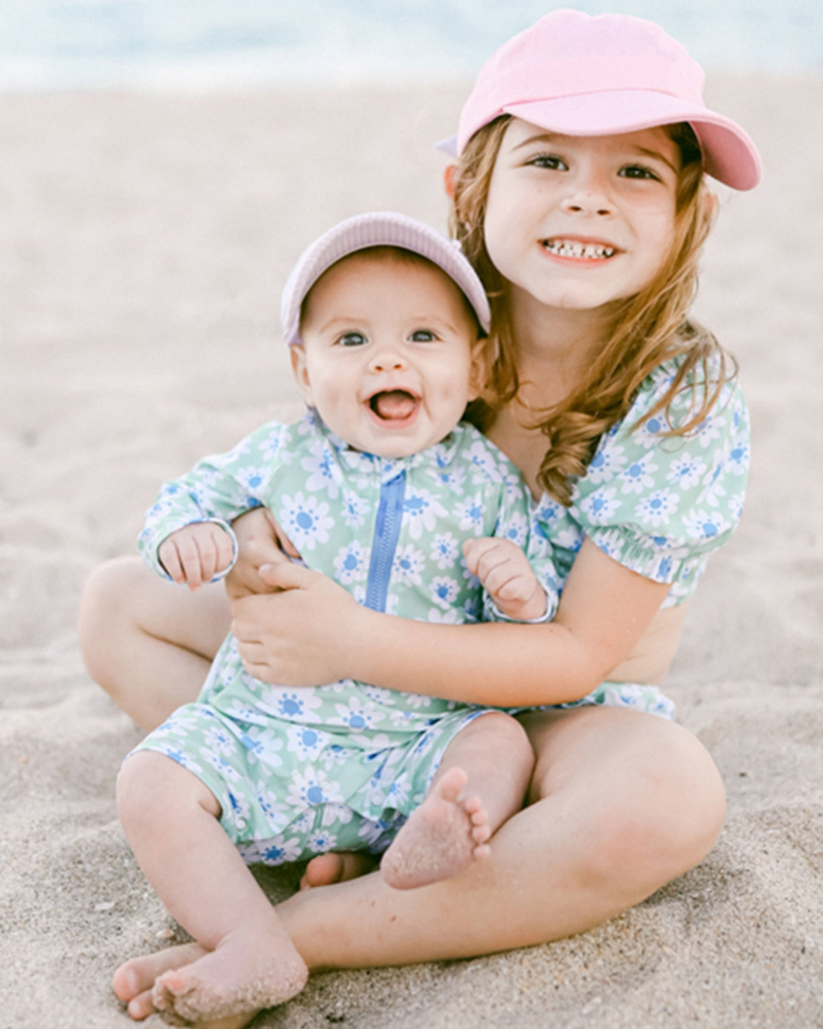 Baseball Hat in Seersucker Pink | Baby