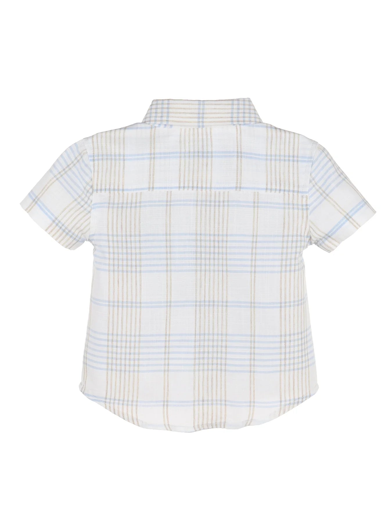 Luli & Me Plaid Shirt | Blue