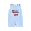 All Amercan Boy' Blue Gingham Shortalls