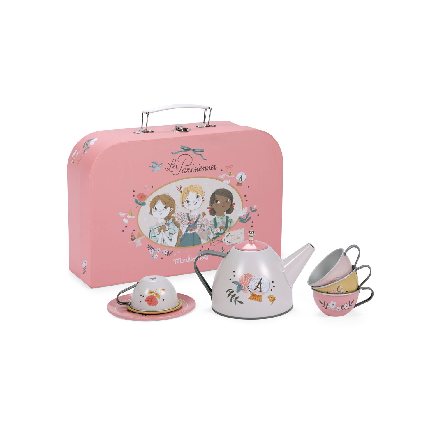 Suitcase | New Tea Party Metal Set | The Parisiennes