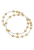 Shelby Ball Bead Stretch Bracelets (S/2) | Satin Silver