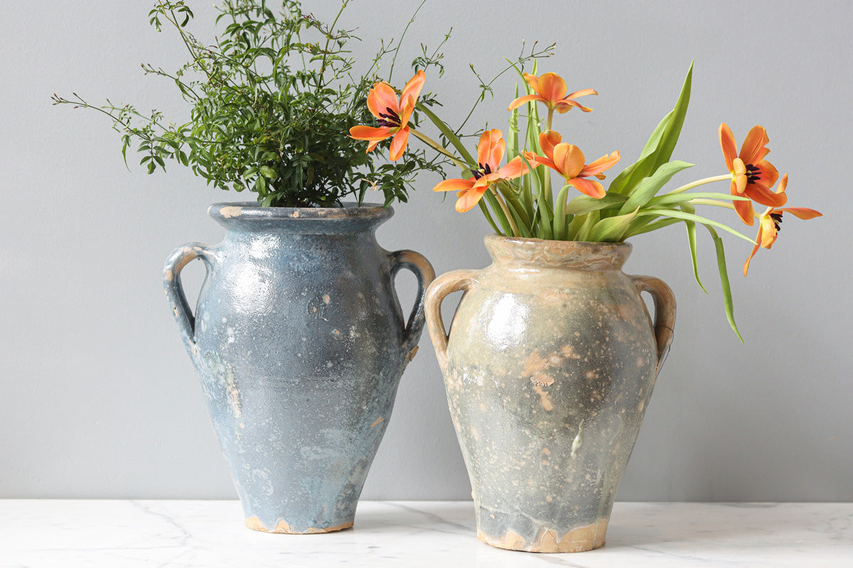 Found Amphora | Blue/Green Tones