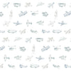 Airplanes organic magnetic modal footie