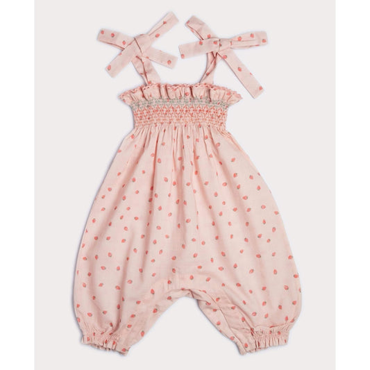 Audrey Smocked Romper | Fraises