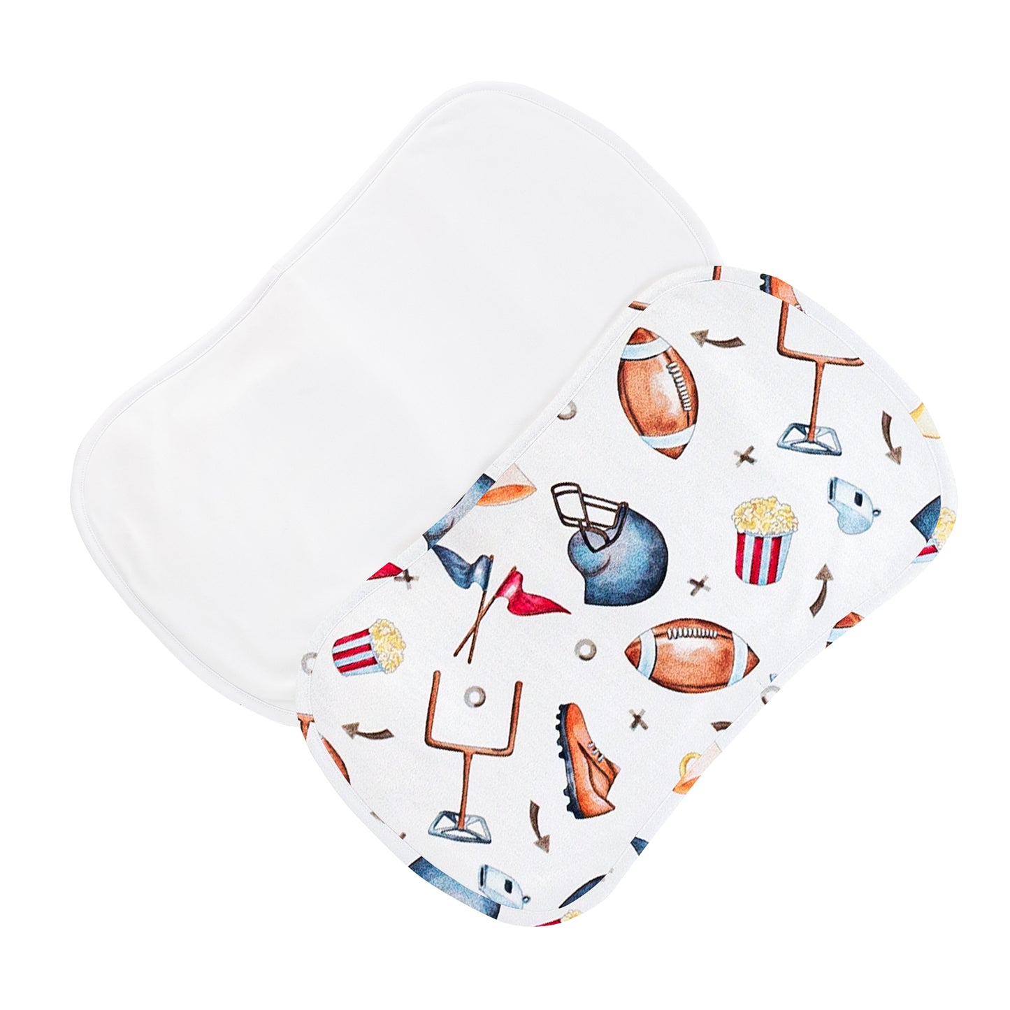 American Football Burp Cloth Set