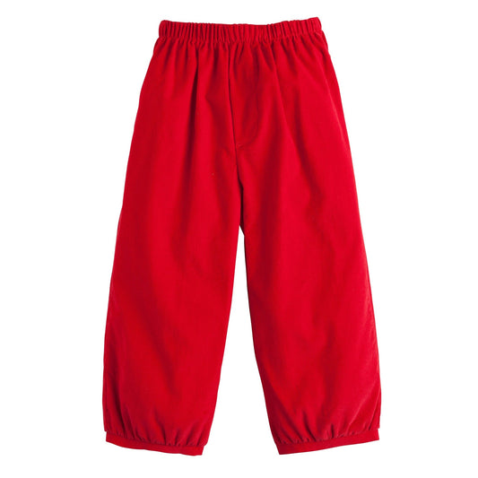 Banded Pant | Red Corduroy